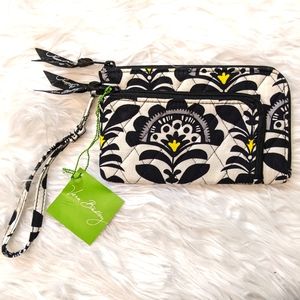 Vera Bradley 'Zip Zip Wristlet' FANFARE NWT